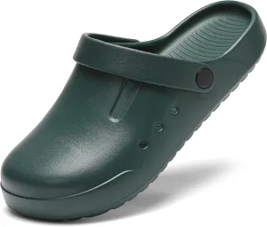 DAYUMKOU Clogs for Women Men Lightweight Slip-On Unisex Garden Shoes with Back Strap, Non-Slip for Work Nurses