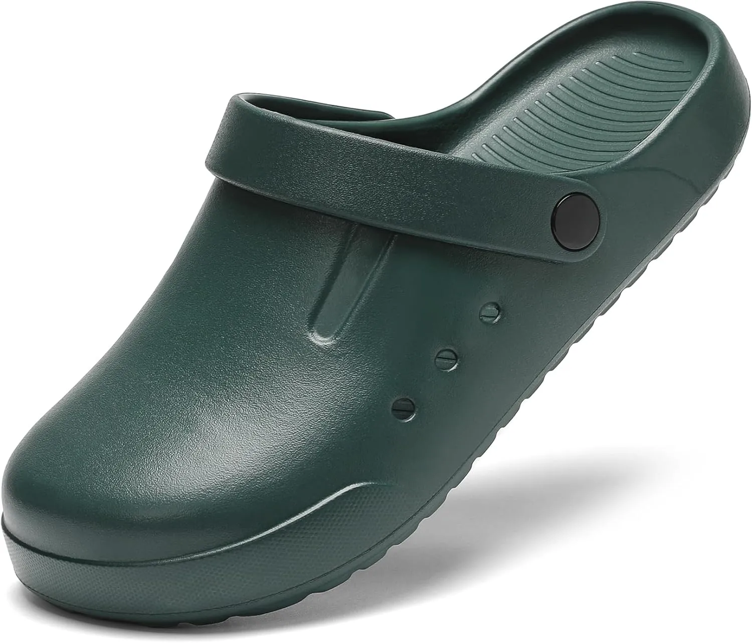 DAYUMKOU Clogs for Women Men Lightweight Slip-On Unisex Garden Shoes with Back Strap, Non-Slip for Work Nurses