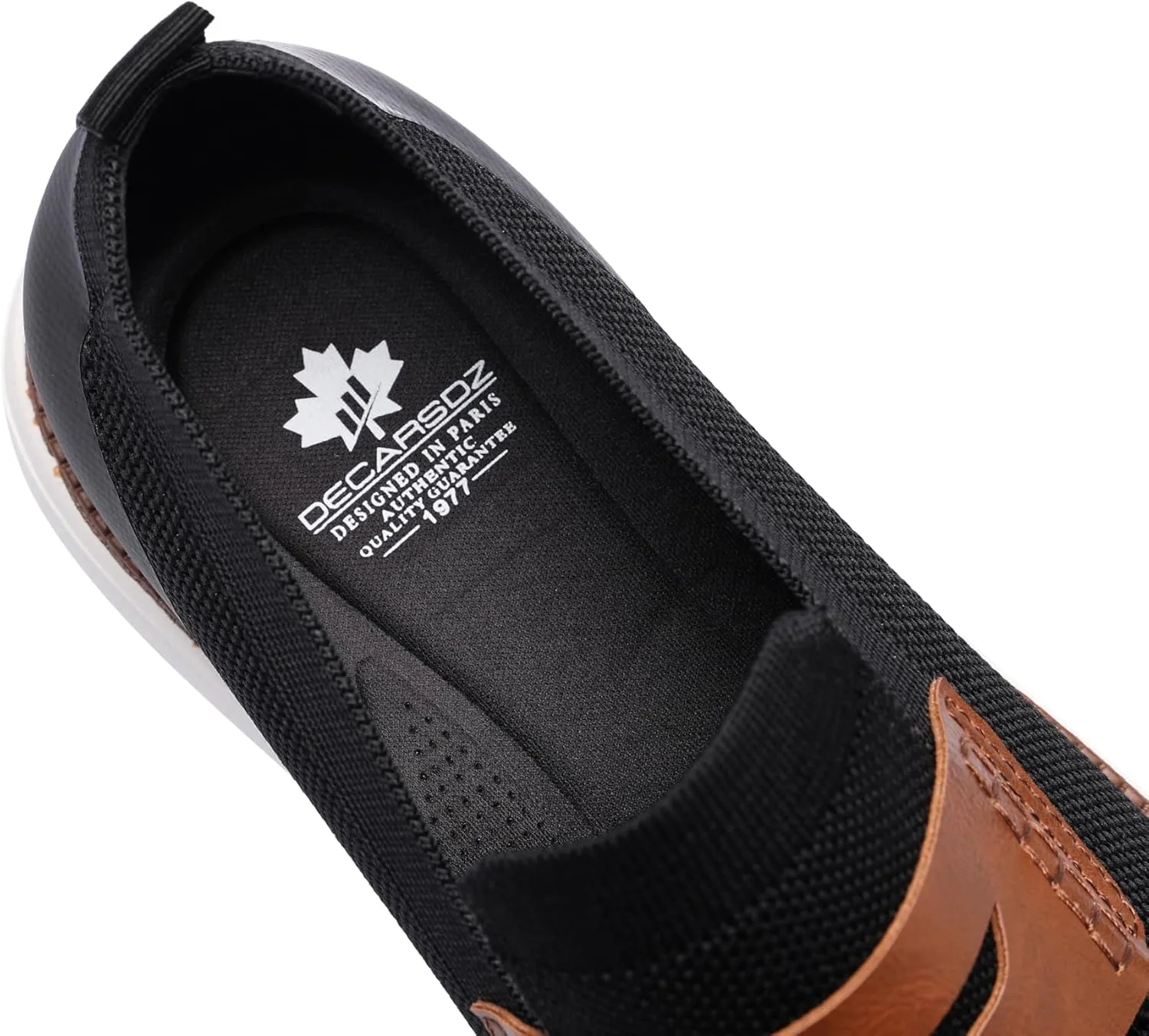 DECARSDZ Mens Casual Loafers Shoes Walking Sneakers Mesh Business Oxfords Work Lightweight Shoes Lightweight Slip-on Shoes