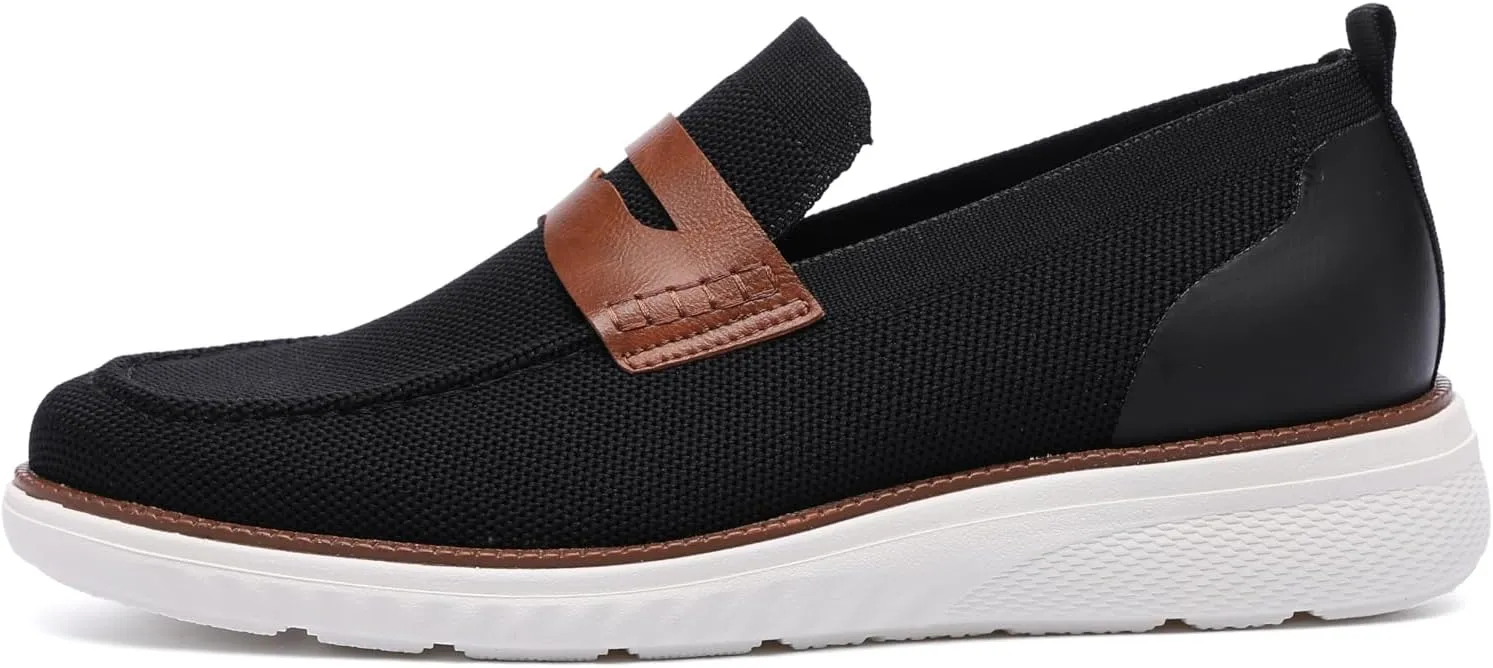 DECARSDZ Mens Casual Loafers Shoes Walking Sneakers Mesh Business Oxfords Work Lightweight Shoes Lightweight Slip-on Shoes