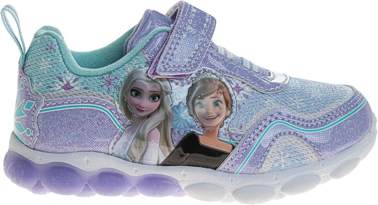 Disney Girls Frozen Light Up Laceless Running Shoes (Toddler/Little Girl)