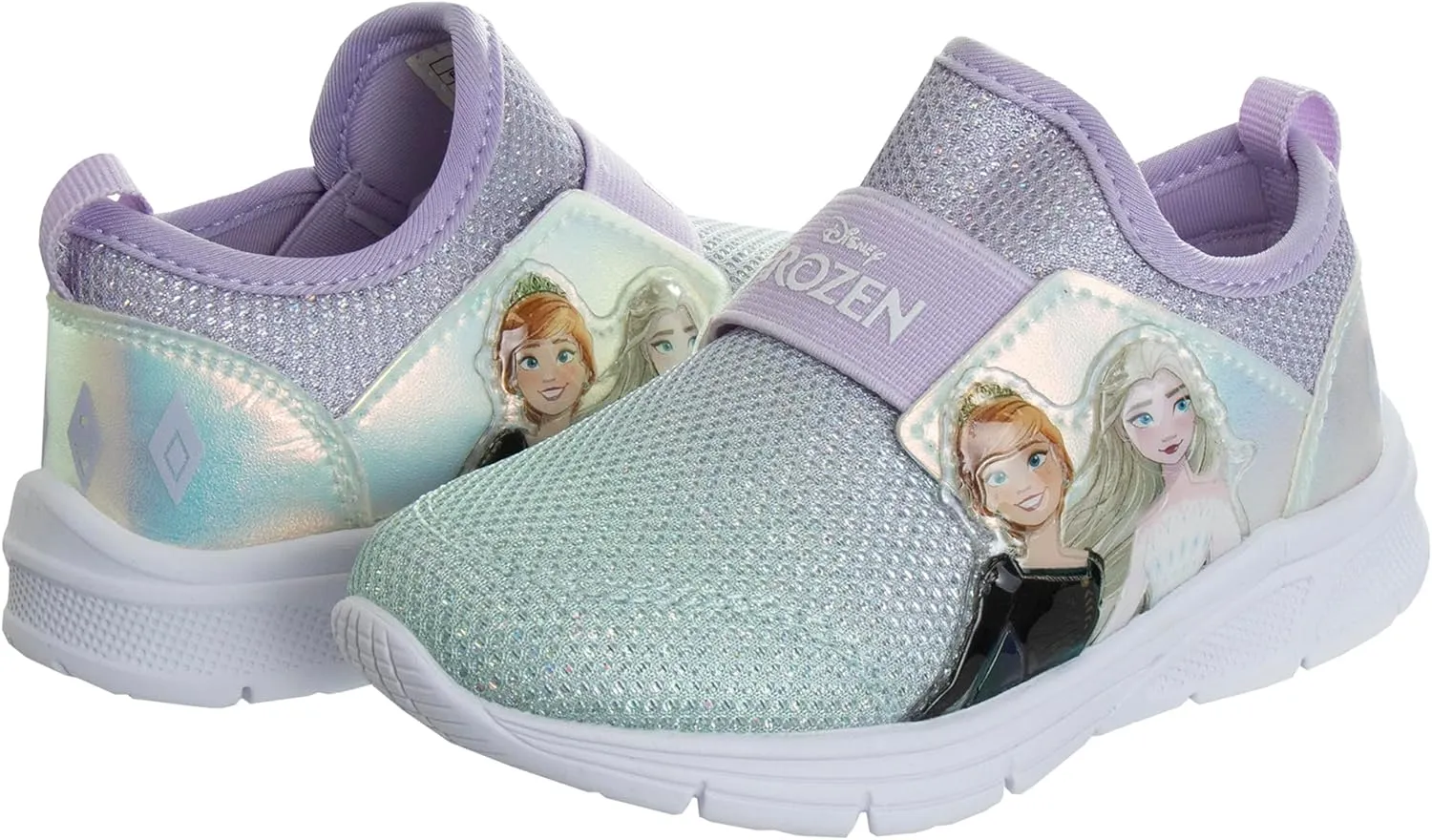 Disney Girls Frozen Light Up Laceless Running Shoes (Toddler/Little Girl)