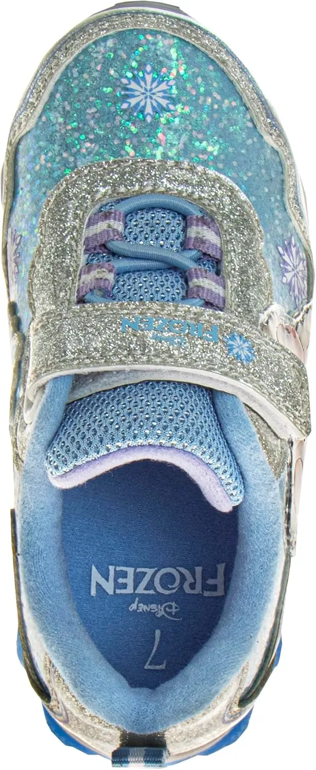 Disney Girls Frozen Light Up Laceless Running Shoes (Toddler/Little Girl)