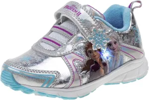Disney Girls Frozen Light Up Laceless Running Shoes (Toddler/Little Girl)
