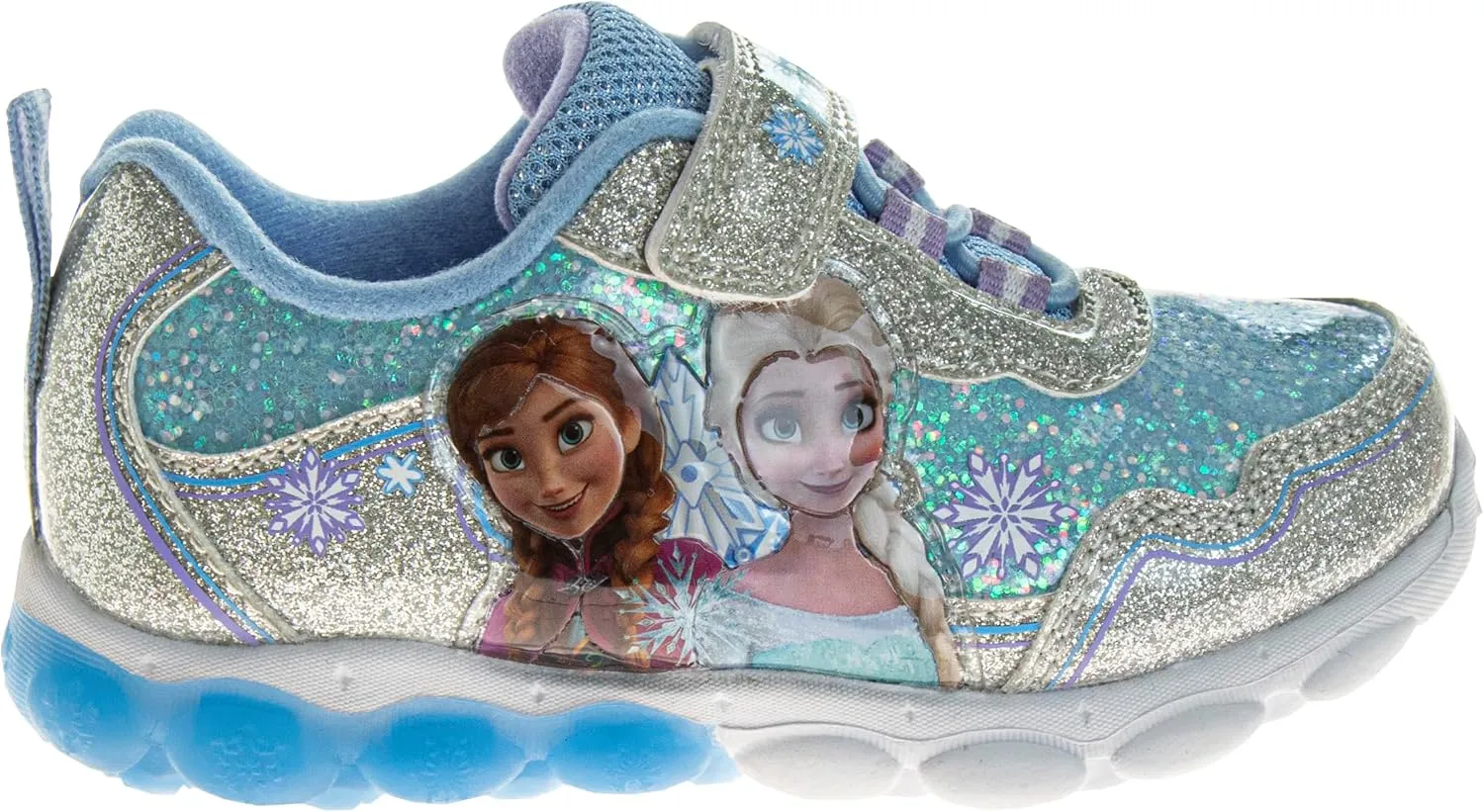 Disney Girls Frozen Light Up Laceless Running Shoes (Toddler/Little Girl)