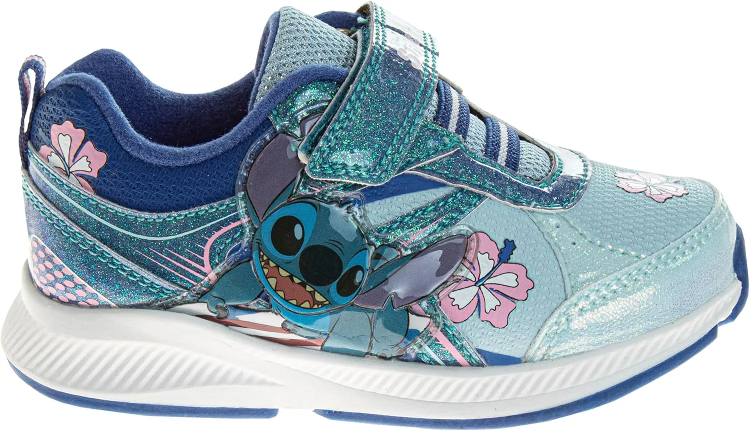Disney Girl's Lilo & Stitch Light Up Laceless Shoes (Toddler/Little Girl)