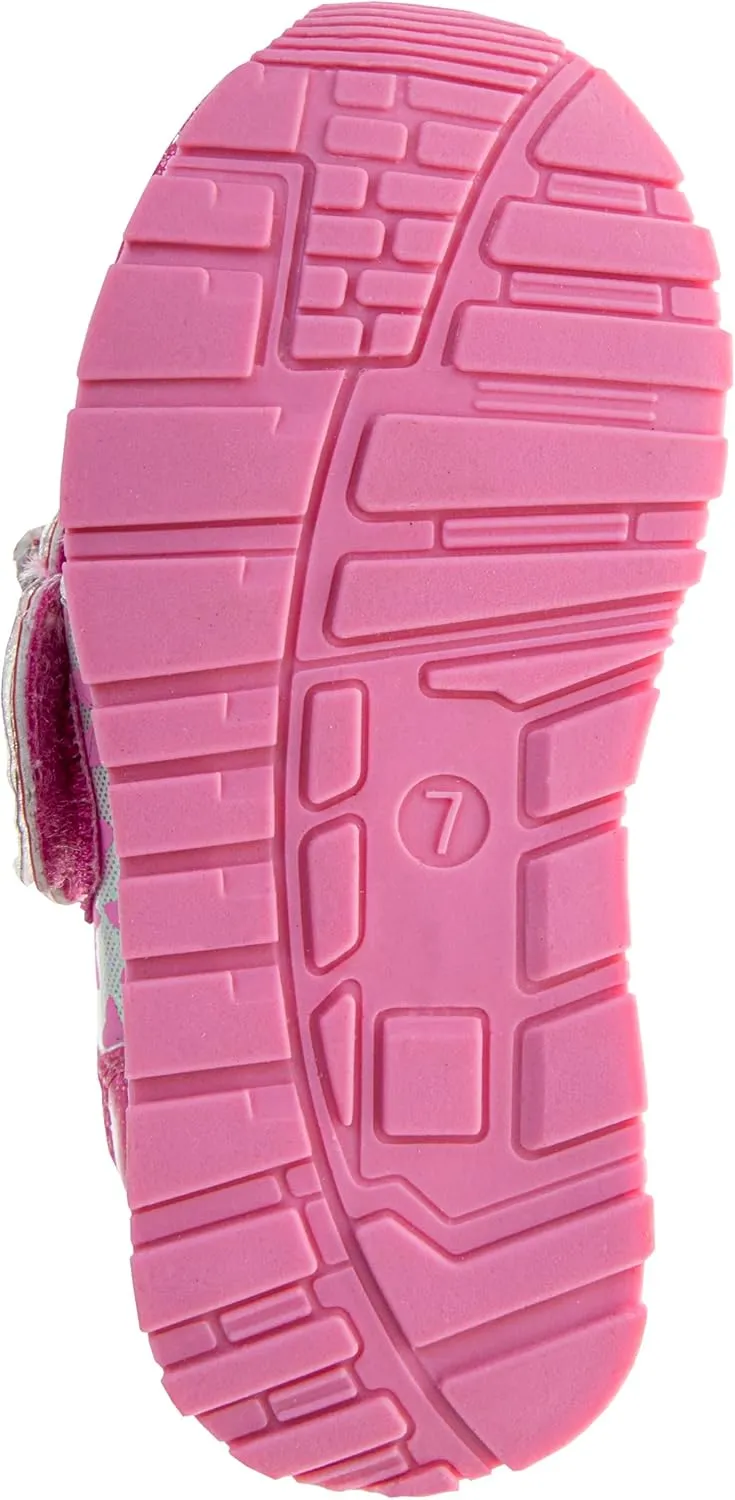 Disney Girls Minnie Mouse Light Up Laceless Running Shoes (Toddler/Little Girl)