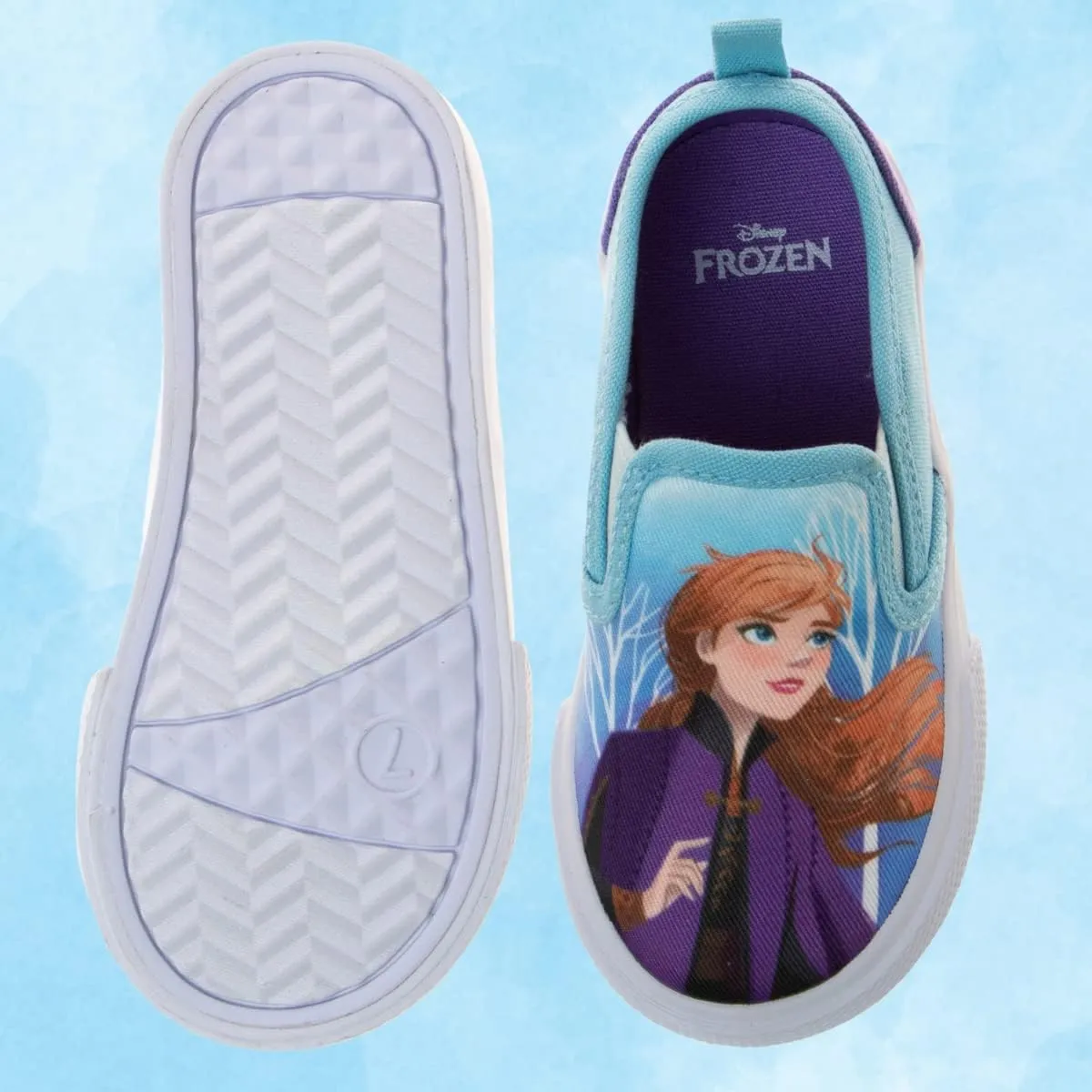 Disney Minnie Mouse, Elsa Frozen, Snow White Princess Shoes for Girls Toddler Kids Character Loafer Low top Slip-on Casual Tennis Canvas Sneakers
