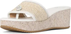 Donald Pliner Women’s SILLI Wedge Sandal – 2.5” Heel, Comfortable Sandals for Women, Heeled Summer Sandals, Open Toe Shoes for Women, Slip-On Sandals