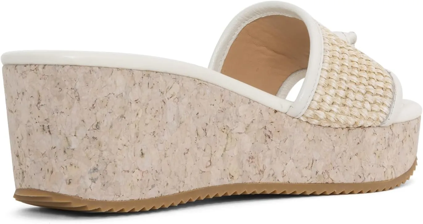 Donald Pliner Women’s SILLI Wedge Sandal – 2.5” Heel, Comfortable Sandals for Women, Heeled Summer Sandals, Open Toe Shoes for Women, Slip-On Sandals