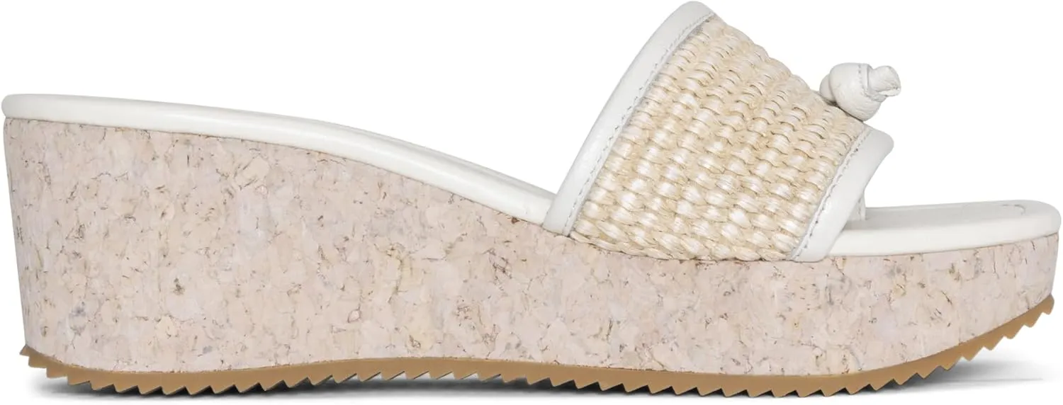 Donald Pliner Women’s SILLI Wedge Sandal – 2.5” Heel, Comfortable Sandals for Women, Heeled Summer Sandals, Open Toe Shoes for Women, Slip-On Sandals