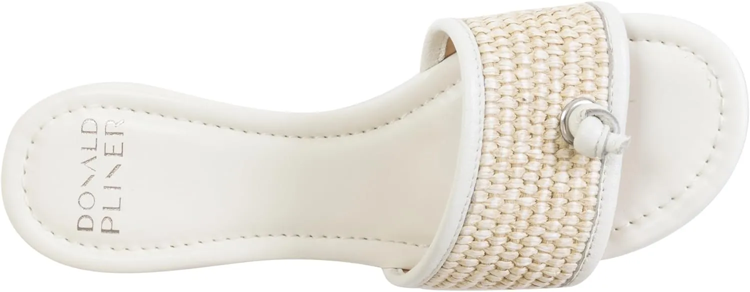 Donald Pliner Women’s SILLI Wedge Sandal – 2.5” Heel, Comfortable Sandals for Women, Heeled Summer Sandals, Open Toe Shoes for Women, Slip-On Sandals