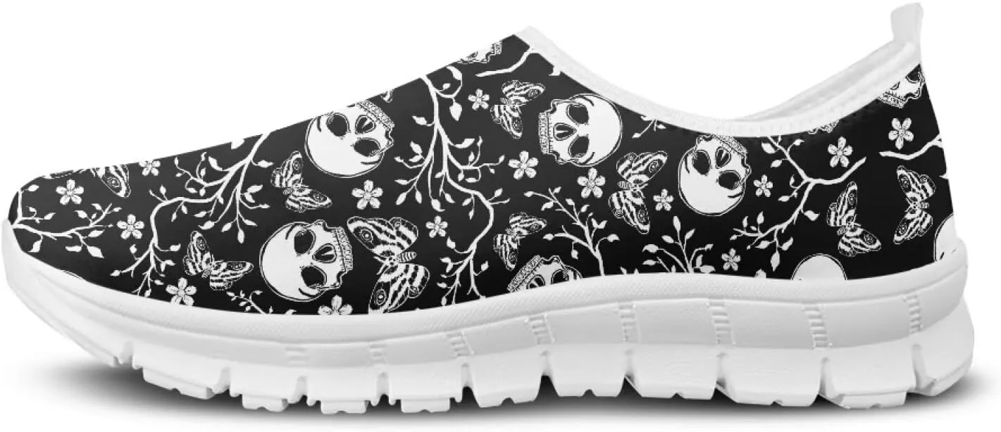 Doojoayie Art Printed Women Slip On Shoes for Ladies Tennis Shoes Daily Casual Footwear