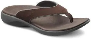 Dr. Comfort Collin Men's Supportive Orthotic Sandals Chocolate - 10 Medium-Wide