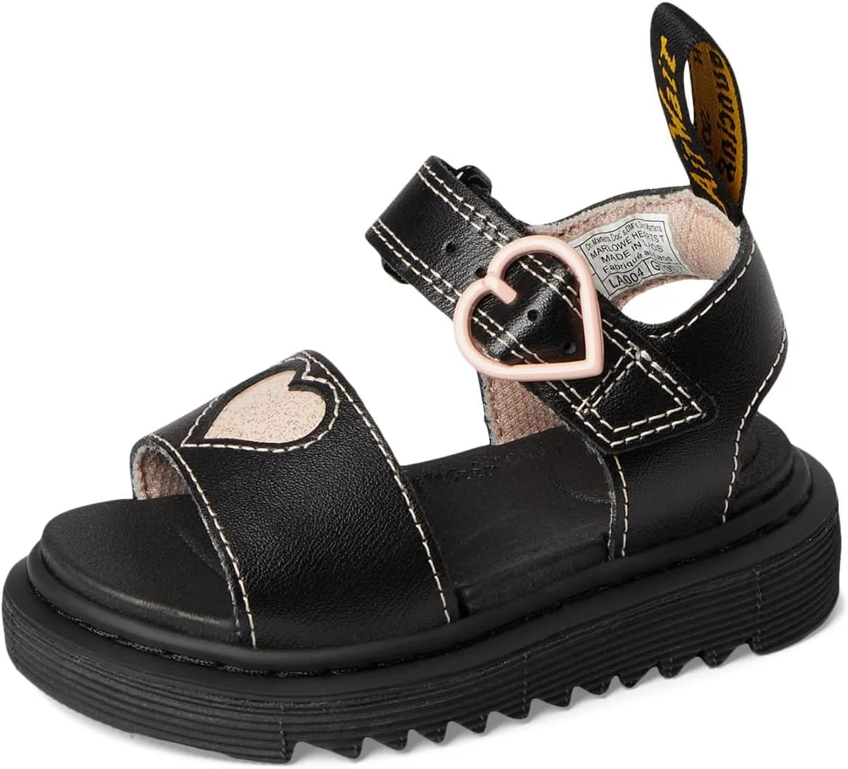 Dr. Martens Girl's Marlowe Hearts (Toddler) Sandal