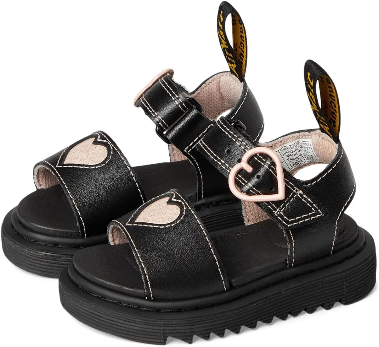 Dr. Martens Girl's Marlowe Hearts (Toddler) Sandal