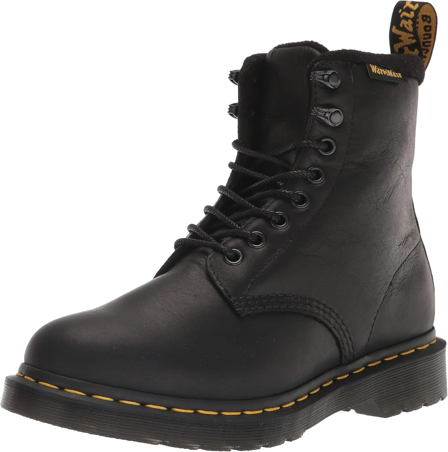 Dr. Martens Unisex 1460 Pascal Fashion Boot, Black Valor WP, 10 US Women