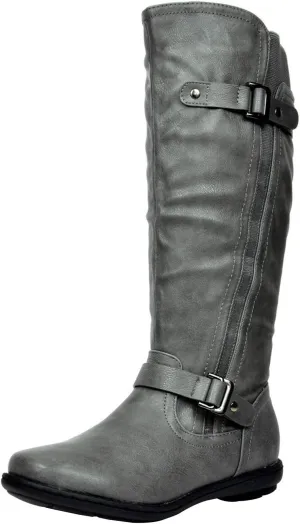 DREAM PAIRS Women's Faux Fur-Lined Knee High Winter Boots Fall Tall Boots