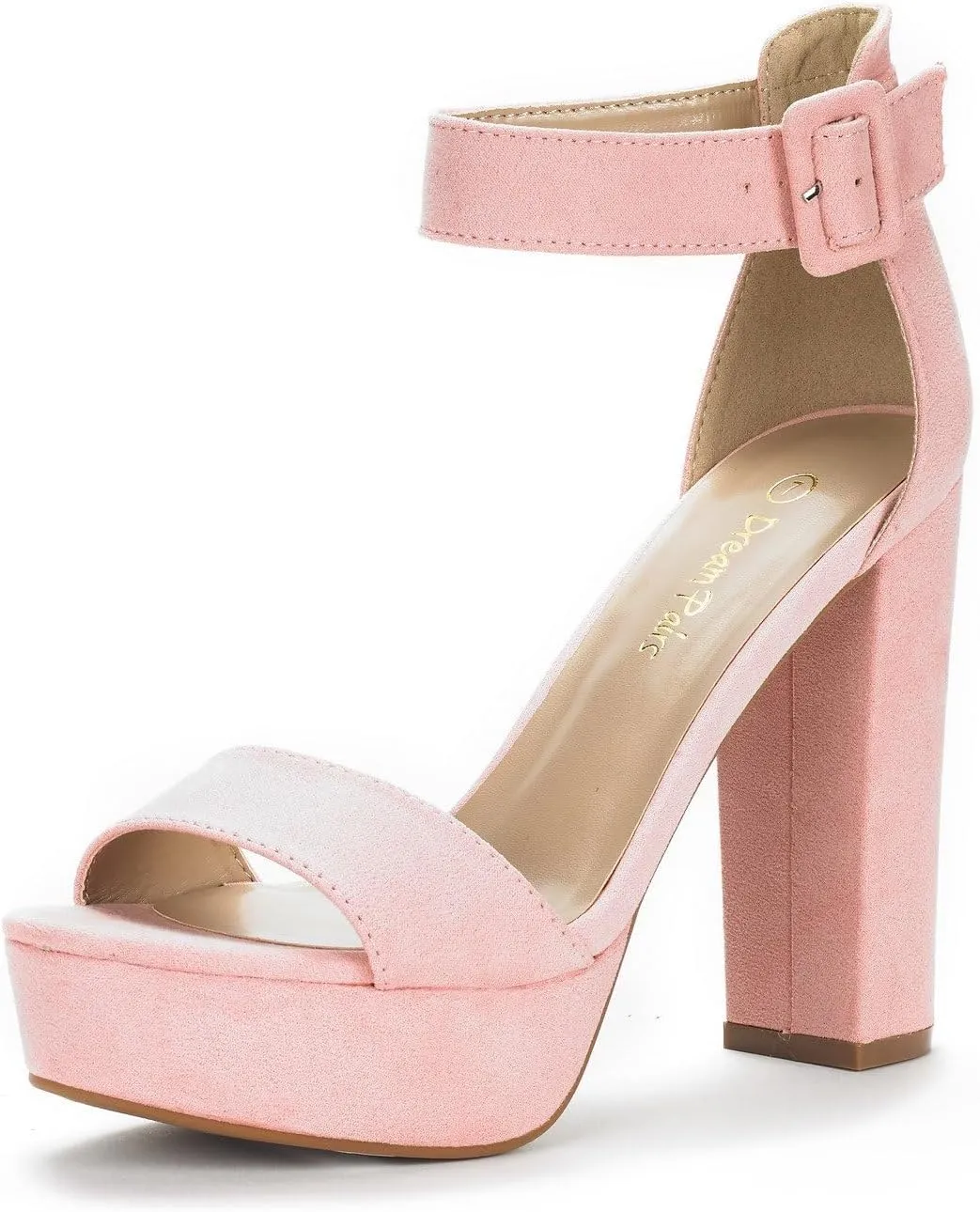 DREAM PAIRS Women's Hi-lo Heeled Sandal
