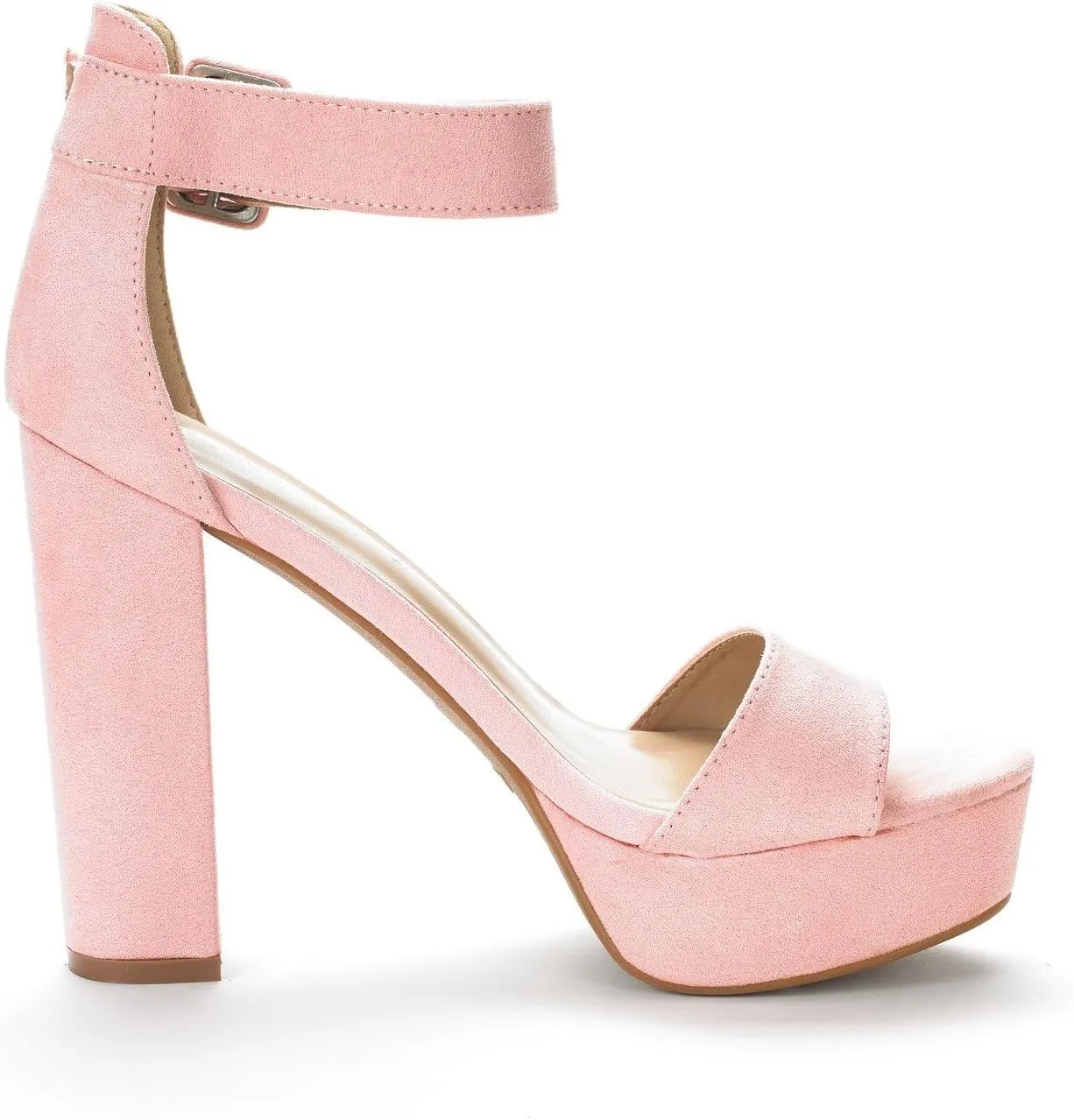 DREAM PAIRS Women's Hi-lo Heeled Sandal