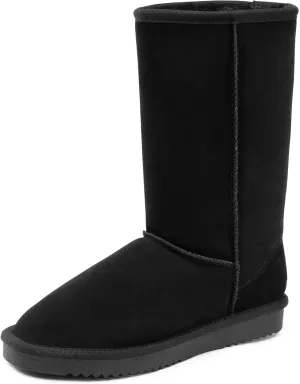 DREAM PAIRS Women's High-top Winter Snow Boots Slip on Warm Comfortable Outdoor Booties Shoes for Women FuzzyClassic