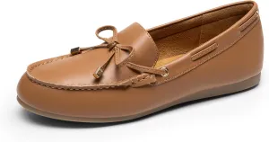 DREAM PAIRS Women's Loafers Comfortable Dressy Slip-on Business Casual Work Shoes Bow-Knot Office Driving Round Toe Flats Loafers