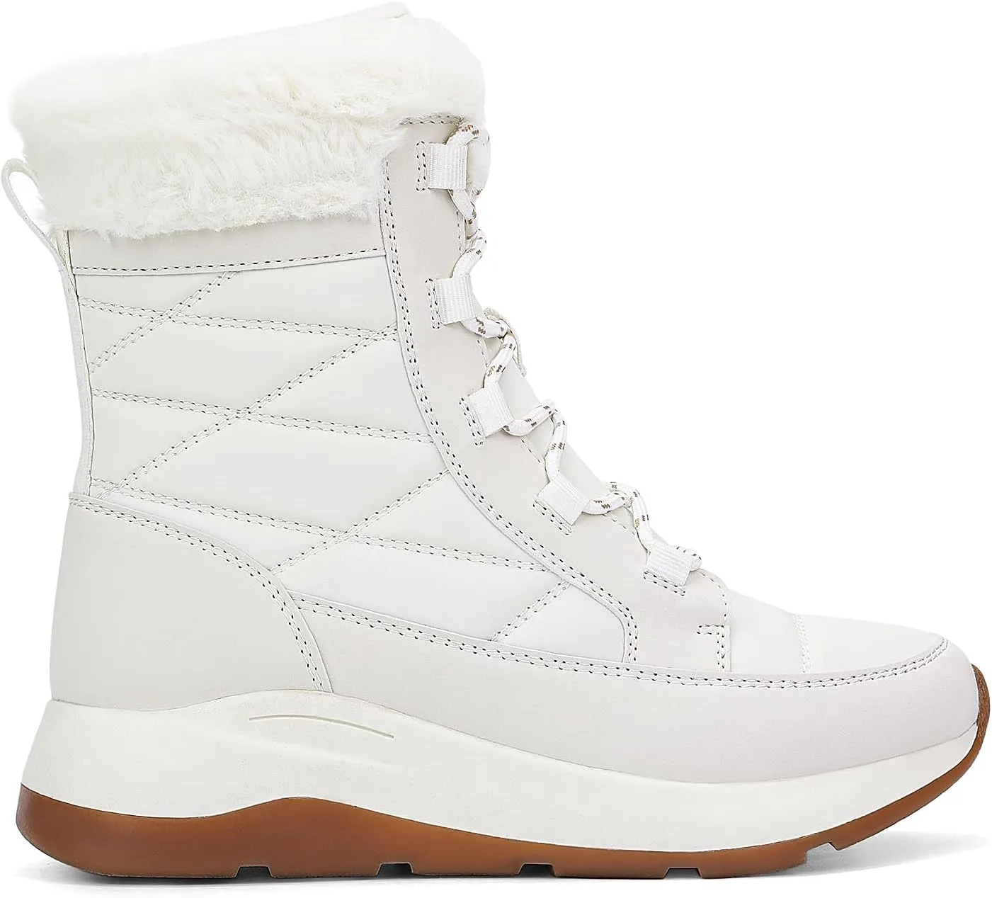 DREAM PAIRS Women's Winter Snow Boots Waterproof Lightweight Warm Faux Fur Lined Insulated Outdoor Ladies Mid-Calf Booties