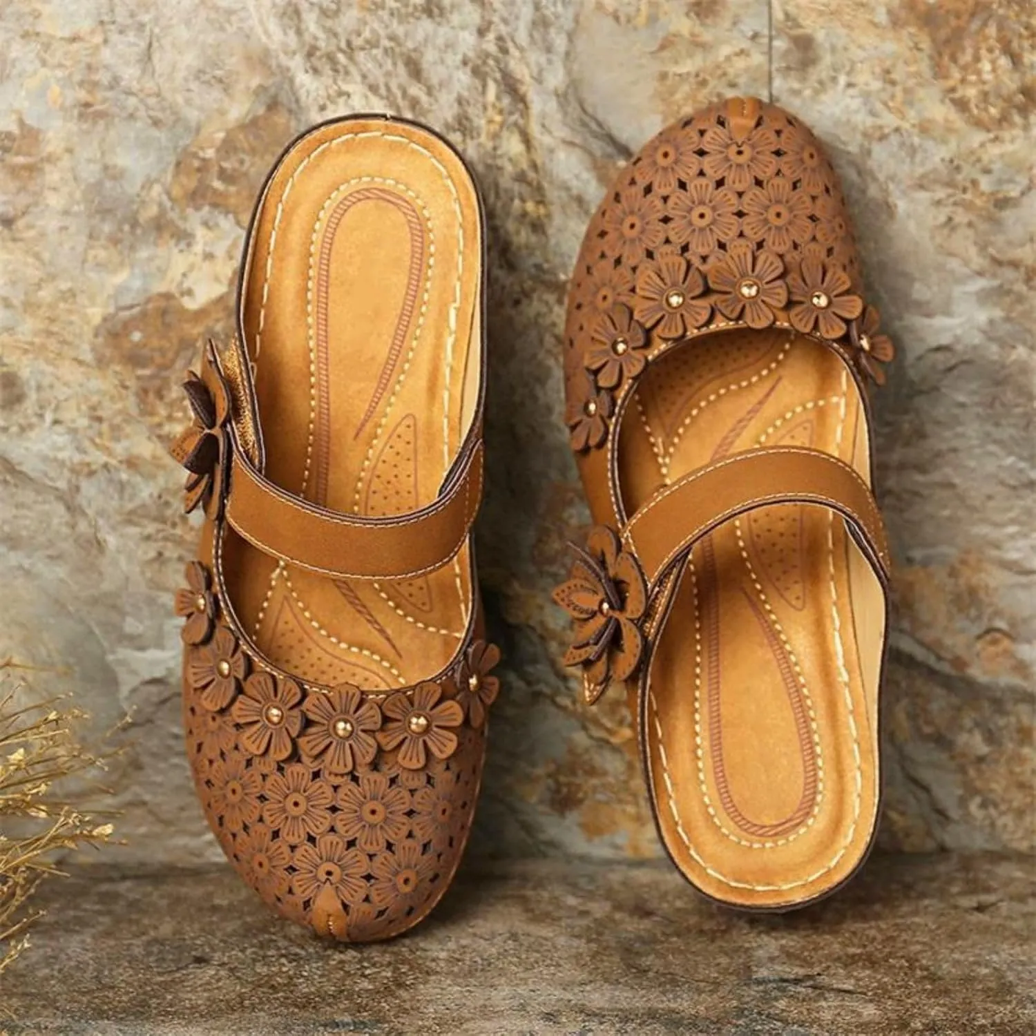 Dressy Summer Sandals for Women 2025 Closed Toe Wedge Sandals Casual Walking Shoes Hollow Out Breathable Cooling Comfort Wear Shoes Office Work Sandal Lightweight Platform Sandal for Vacation Beach