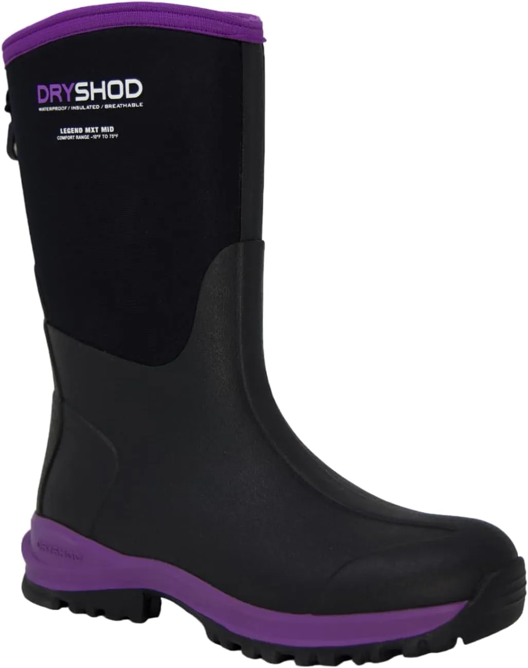Dryshod Womens Legend MXT Adventure Rubber Boots |Mid-Height | |Pull-On |Waterproof