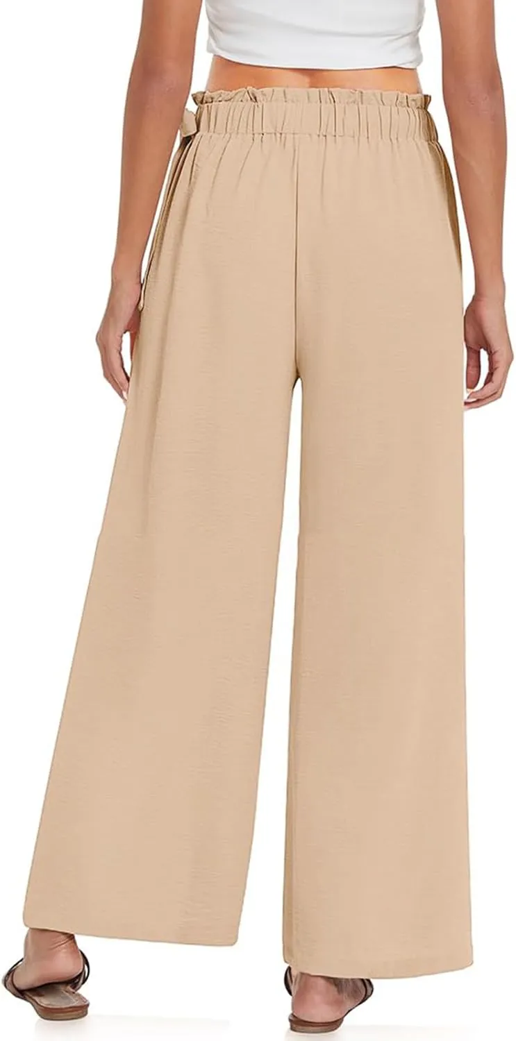 Elastic Waist Pants for Women Cotton Pants and Linen Explosion Loose Trousers Female Linen Pants for Women Petite Short
