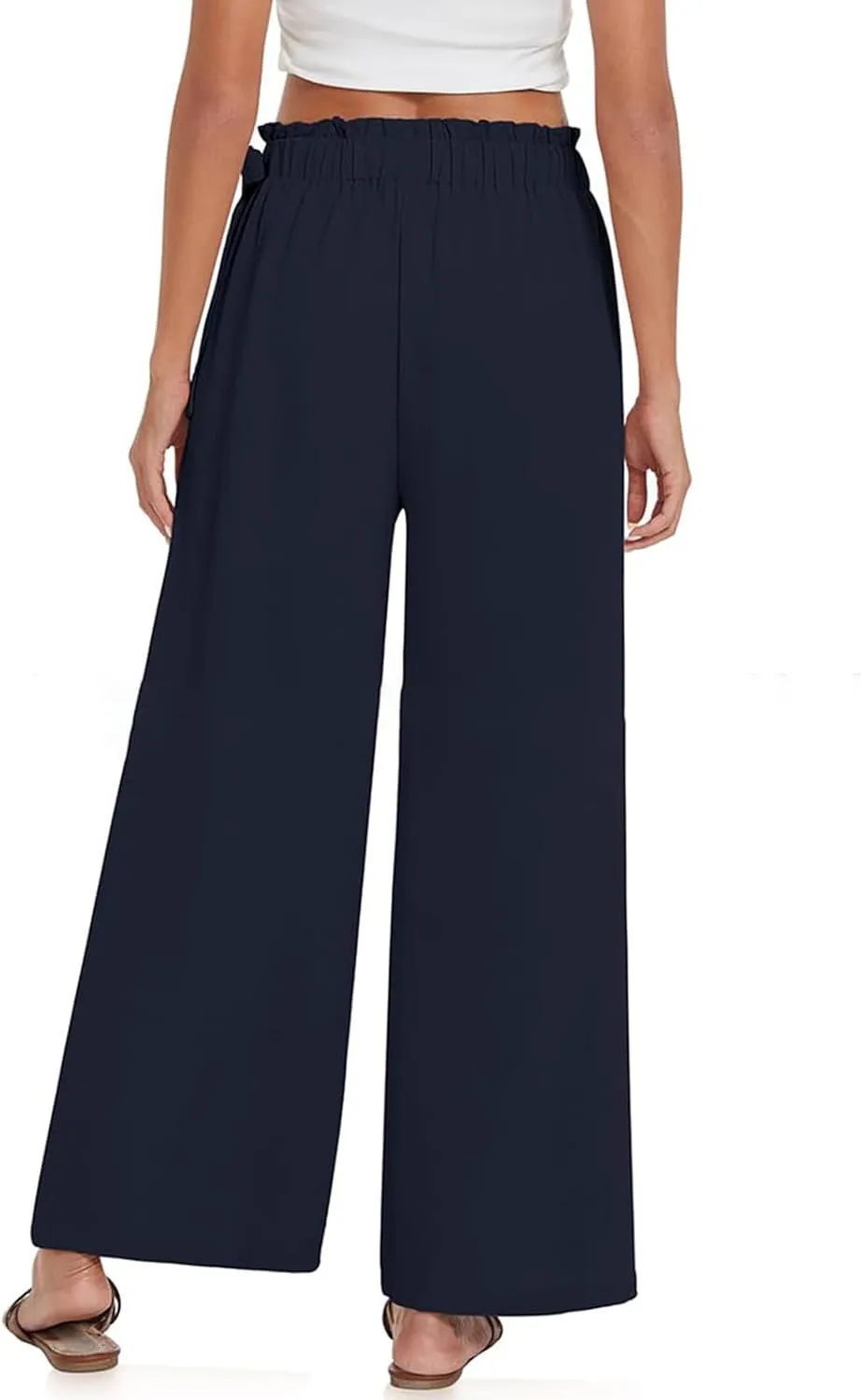 Elastic Waist Pants for Women Cotton Pants and Linen Explosion Loose Trousers Female Linen Pants for Women Petite Short