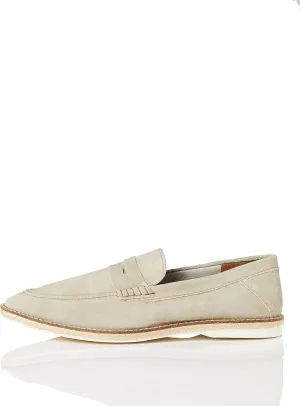 FIND Men's Jute Sole Soft Leather Shoe, Taupe, 11 Regular UK (12 US)