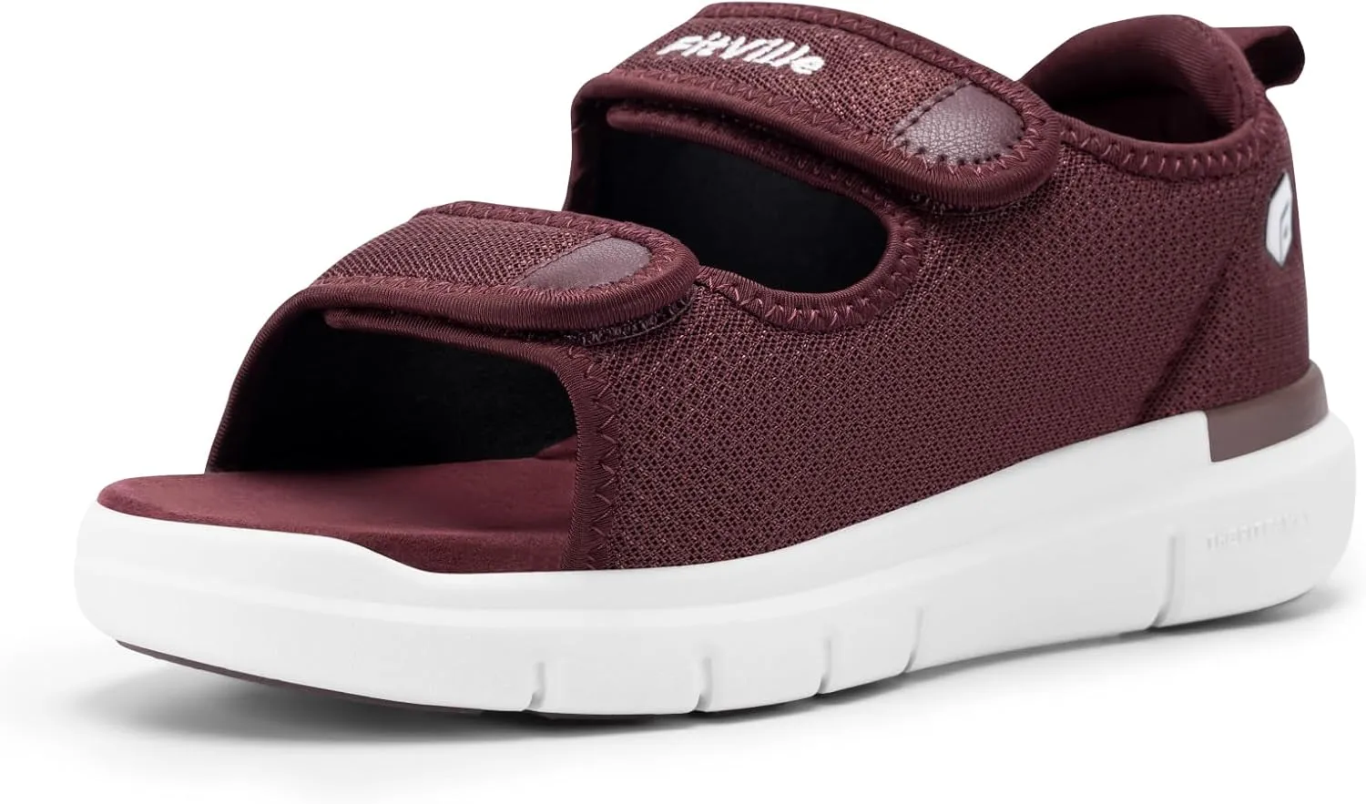 FitVille Diabetic Sandals for Women Wide Width with Arch Support, Adjustable Dual Straps Wide Sandals for Women