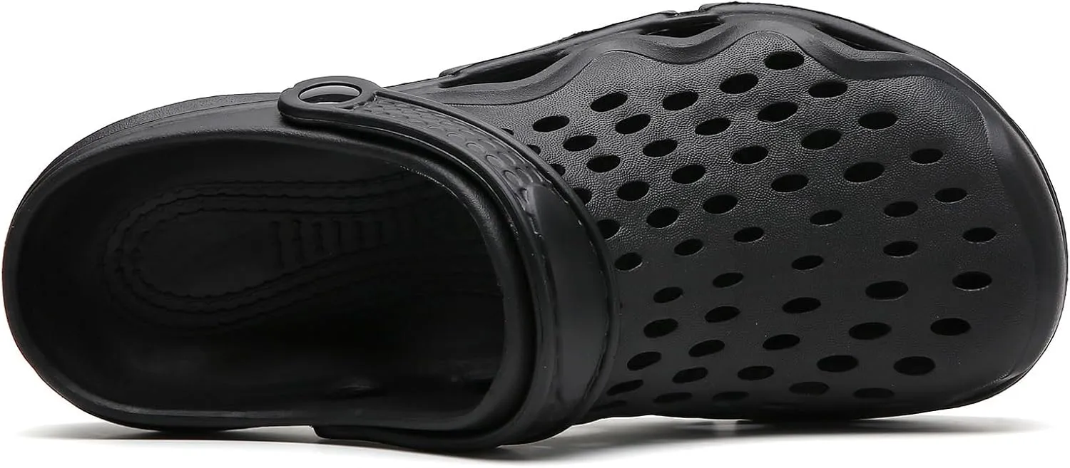 FLIOZY Men's Garden Clogs Shoes Non Slip Shower Slippers Summer Outdoor Beach Sandals