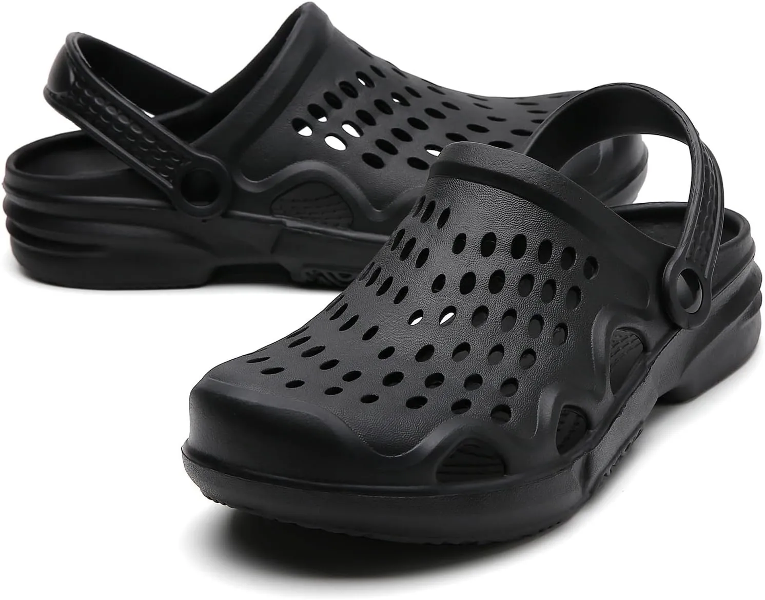 FLIOZY Men's Garden Clogs Shoes Non Slip Shower Slippers Summer Outdoor Beach Sandals