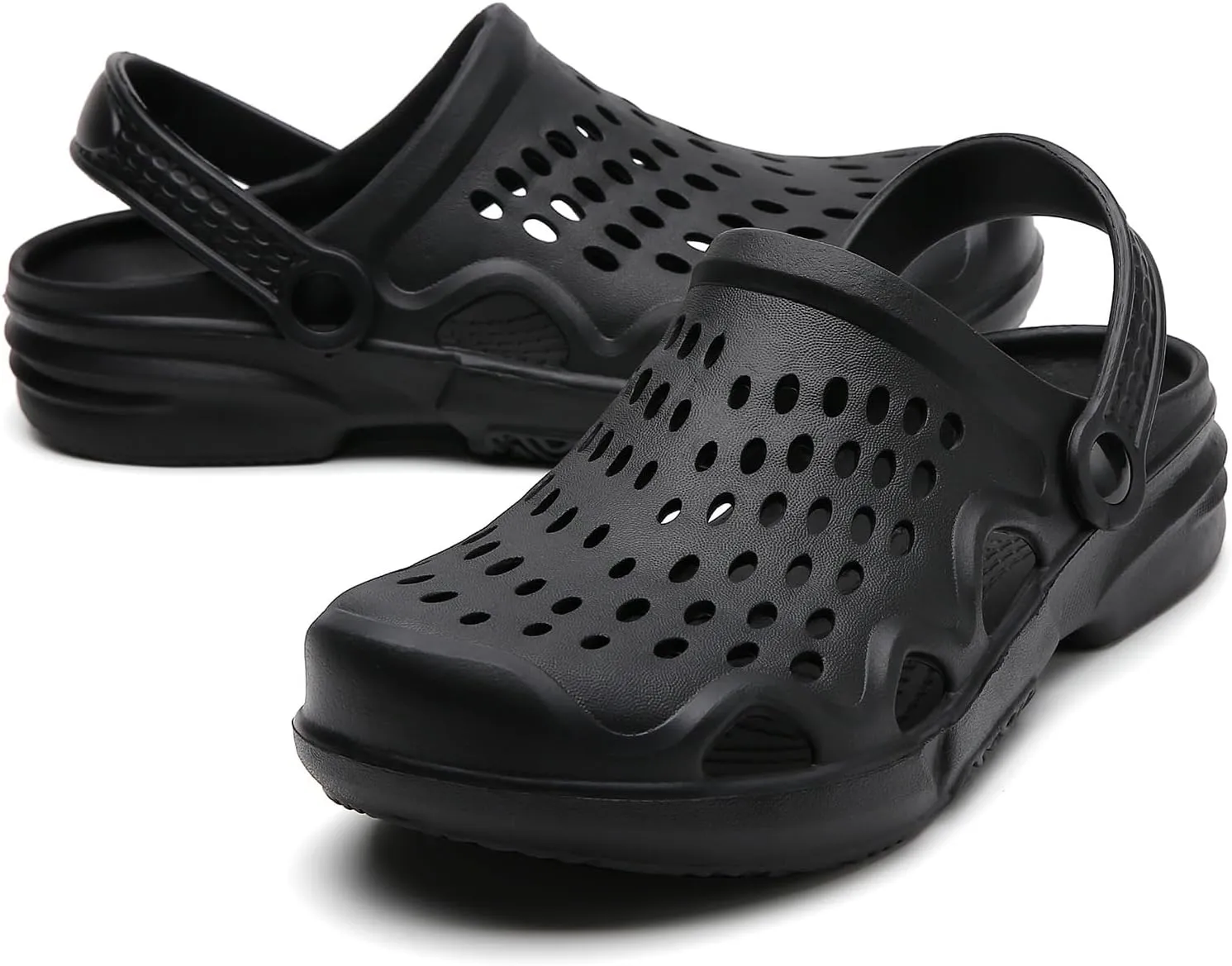 FLIOZY Men's Garden Clogs Shoes Non Slip Shower Slippers Summer Outdoor Beach Sandals