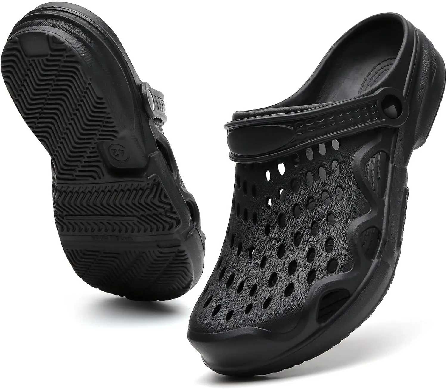 FLIOZY Men's Garden Clogs Shoes Non Slip Shower Slippers Summer Outdoor Beach Sandals