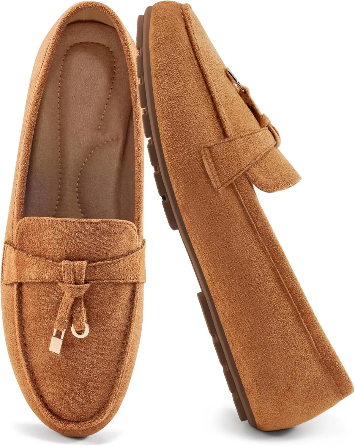 FUDYNMALC Loafers for Women Slip On Shoes: Casual Comfortable Penny Loafers Ladies Dressy Walking Flats for Business Work Office