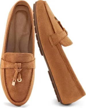 FUDYNMALC Loafers for Women Slip On Shoes: Casual Comfortable Penny Loafers Ladies Dressy Walking Flats for Business Work Office