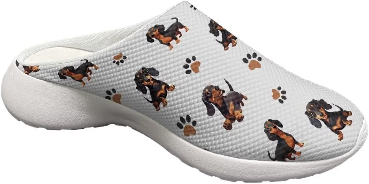 Garden Shoes Slip On for Womens Cute Garden Clogs Outdoor Garden Sandals Mesh Garden Loafers