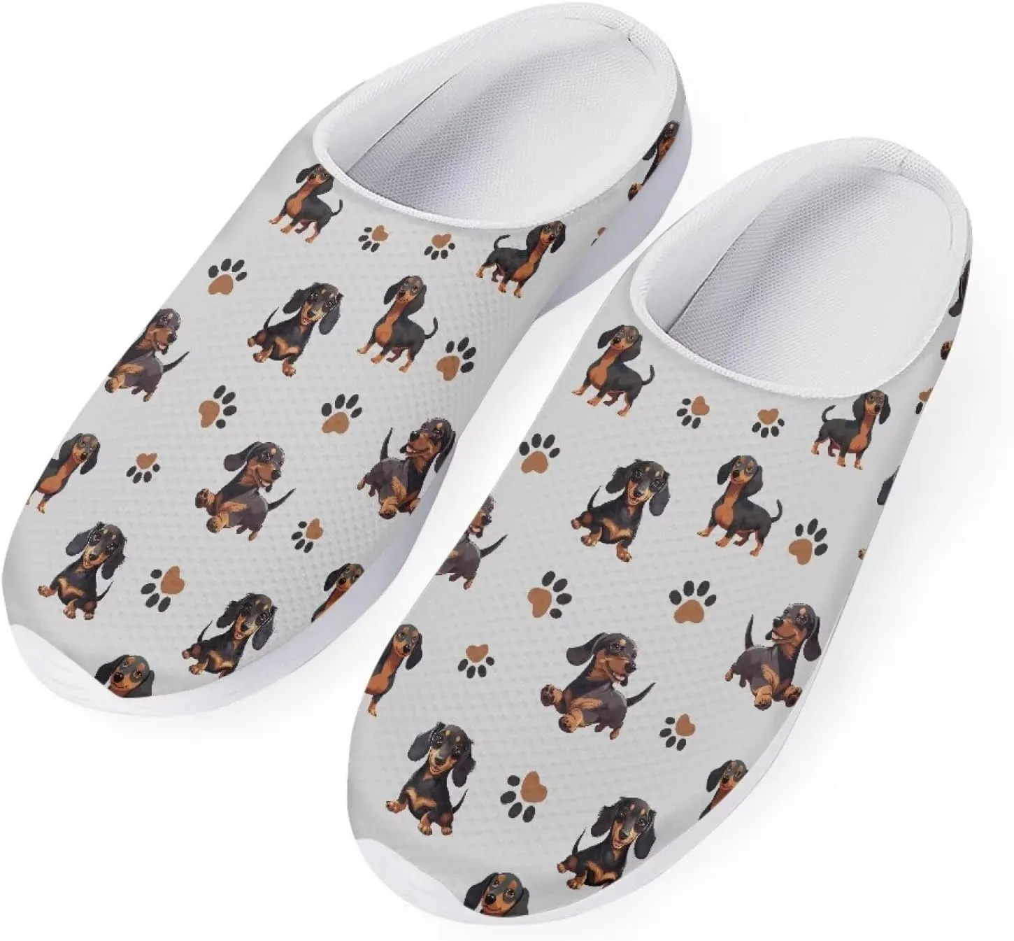 Garden Shoes Slip On for Womens Cute Garden Clogs Outdoor Garden Sandals Mesh Garden Loafers