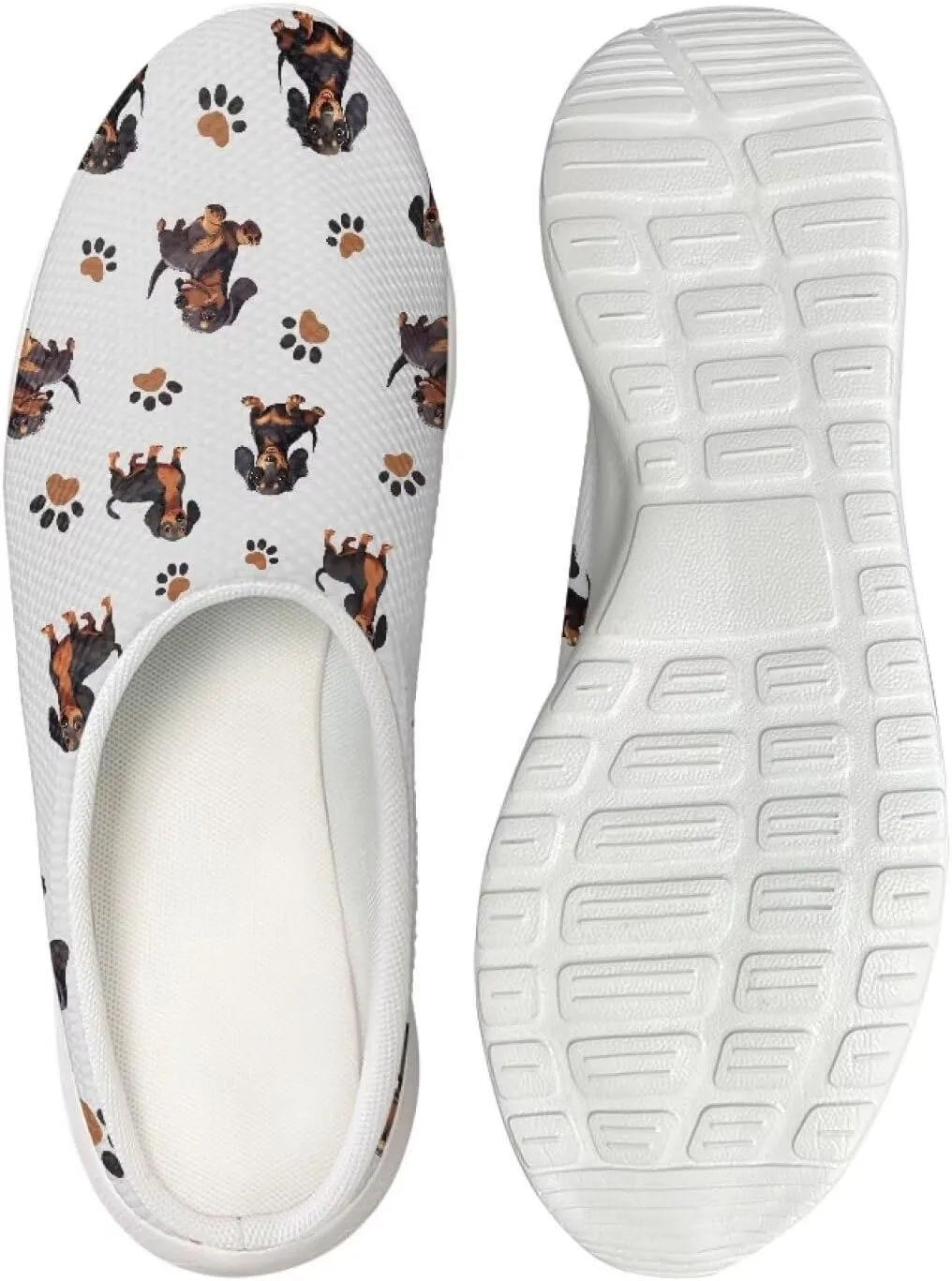 Garden Shoes Slip On for Womens Cute Garden Clogs Outdoor Garden Sandals Mesh Garden Loafers