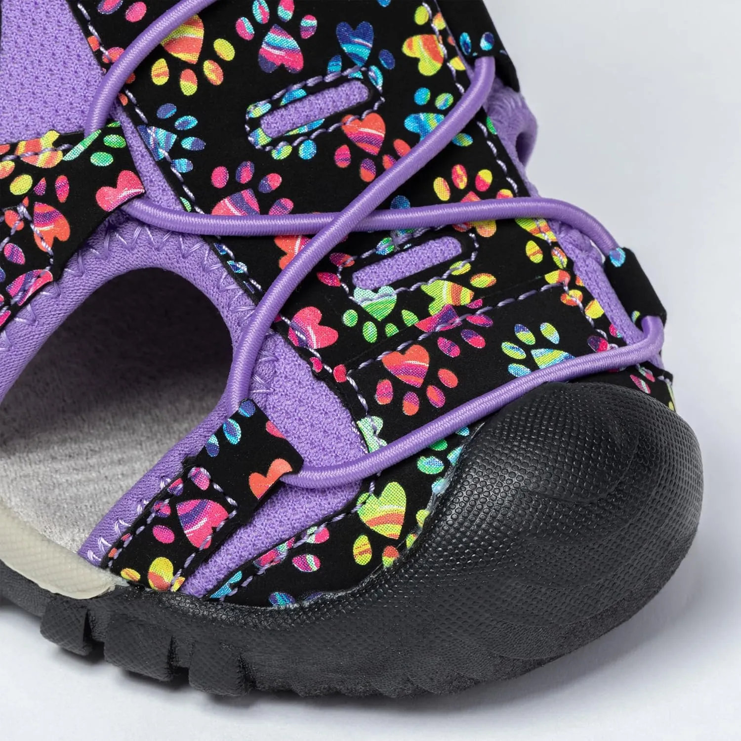 GreaterGood Walking Paws Sport Sandals Closed Toe Adjustable Straps Lightweight Flexible Durable Outdoor Shoes Gifts for Women