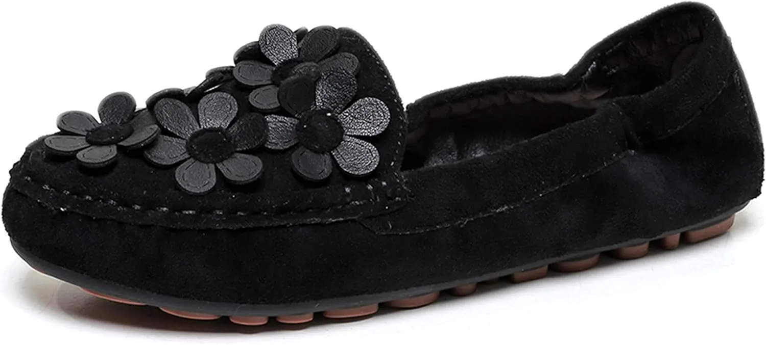 Hee grand Women's Slip On Loafers Soft Foldable Round Toe Ballet Flats