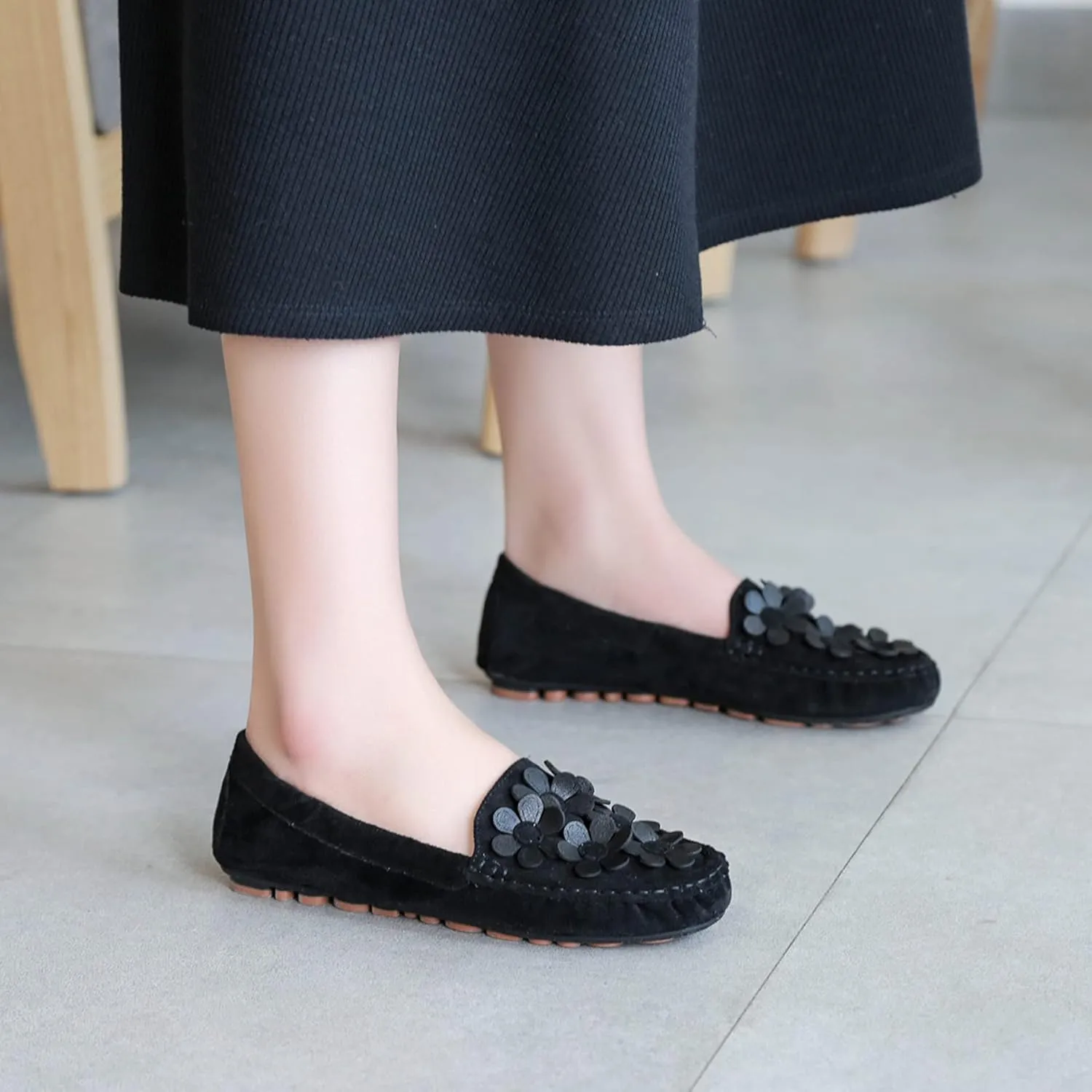 Hee grand Women's Slip On Loafers Soft Foldable Round Toe Ballet Flats