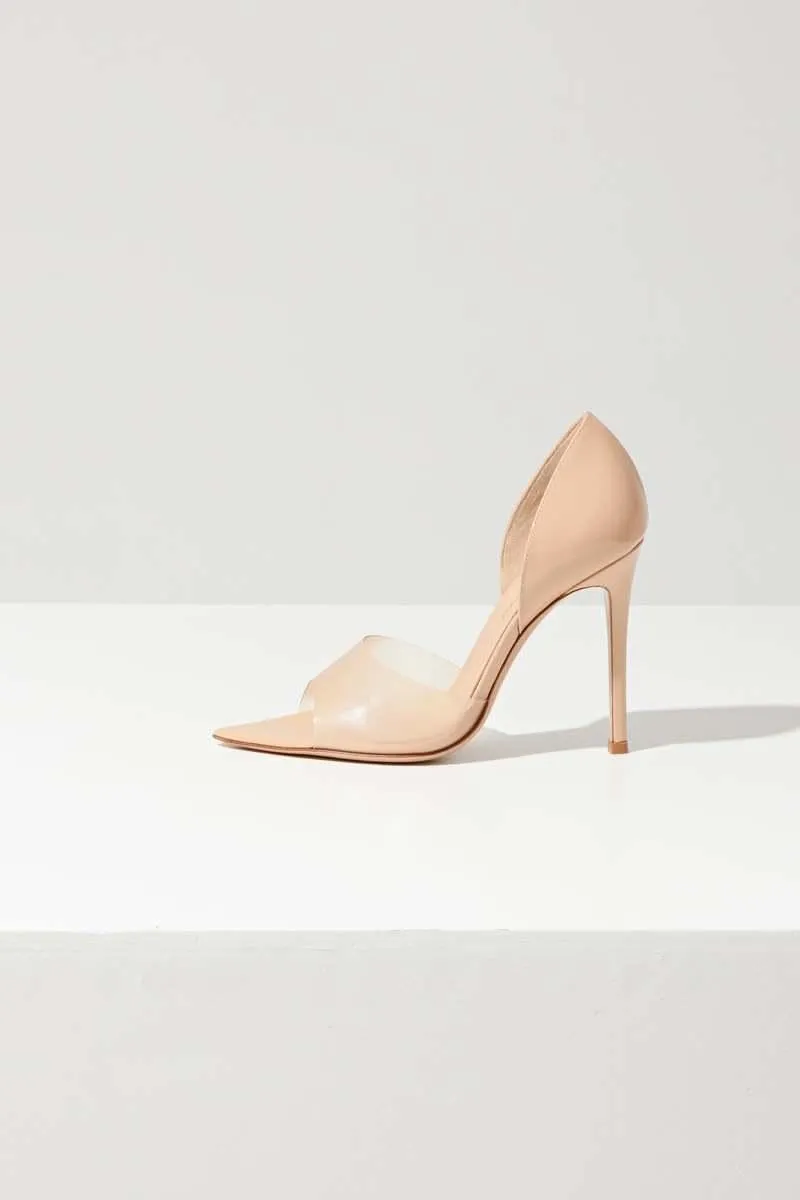 heelchic Women’s High Stilettos Heels Slip on Heeled Slides Sandals, Open Pointed Toe Mules for Women Sexy Dress Pumps Prom Dance Shoes