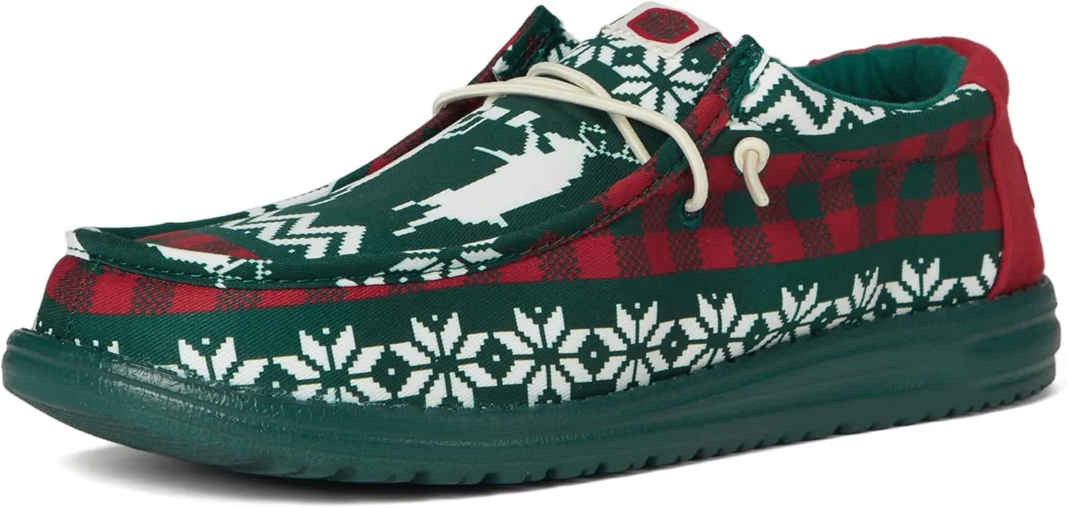 Hey Dude Men's Wally Holiday Cheers Sneaker