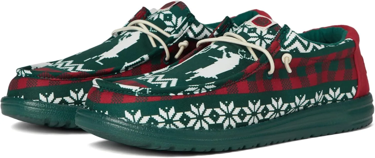 Hey Dude Men's Wally Holiday Cheers Sneaker
