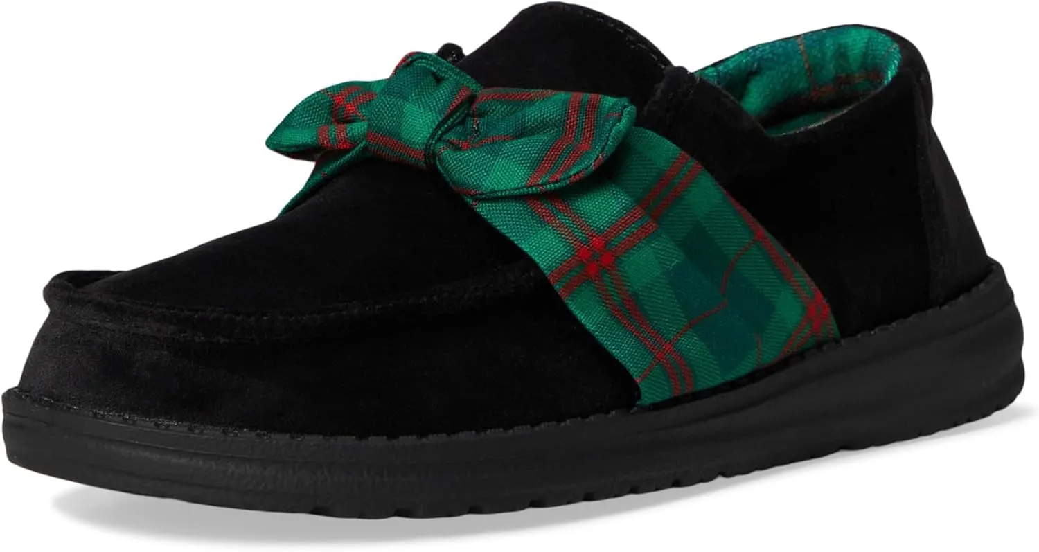 Hey Dude Women's Wendy Bow Tartan Plaid Loafer