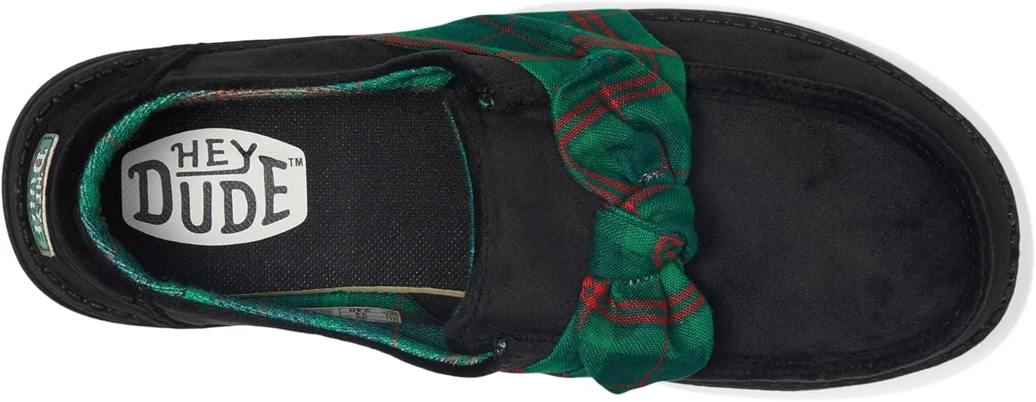 Hey Dude Women's Wendy Bow Tartan Plaid Loafer